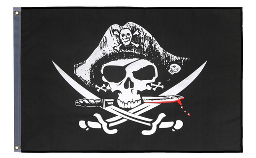 Флаг Пираты 90*150см Арт-9273403