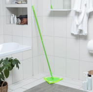 Швабра плоская 76-127см + насадка микрофибра Доляна Арт-729967