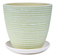 Кашпо Халва Крокус Светло-Зелёный №-3 (D-17,7см) Кашпо Халва Крокус Светло-Зелёный №-3 (D-17,7см)