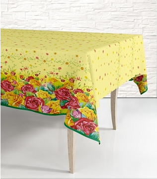 Скатерть одноразовая Розали 120*220см Арт-31789