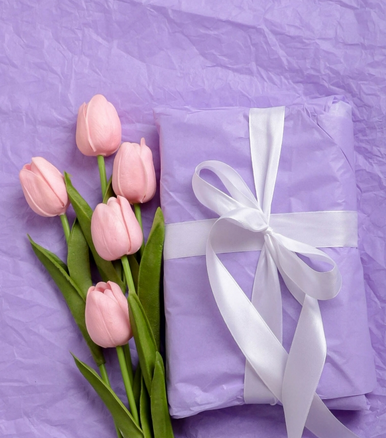 Бумага листами Тишью 50*66см Фиолетовая (1уп/10шт) ЦЕНА за лист