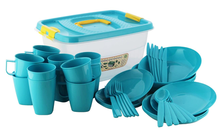 Набор посуды для Пикника на 6 персон Арт-611/23 Набор посуды для Пикника на 6 персон Арт-611/23