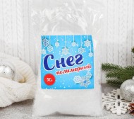Снег искусственный Прозрачный 50гр Полимерный Арт-1373602