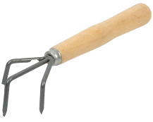 Рыхлитель 3-х зубый с деревян ручкой Р-3-1