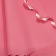 Пленка Листами Матовая однотонная Румяна 58/58см (1уп/10шт) Цена за лист