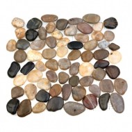 Каменная мозаика MS-00-5HP ГАЛЬКА матовая шлифованная