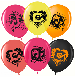 Шар латексный 12/30см кристалл Лайк тайм Будь в тренде 1уп/50шт Арт 711439