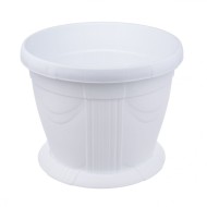 Горшок Селенга 2лит Белый с поддоном