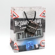 Сумочка пакет картон 180*227*100мм ГИБДД Арт-818541 MS