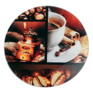 Доска разделочная стеклянная Кофе круглая D-20см Арт-3259629 Доска разделочная стеклянная Кофе круглая D-20см Арт-3259629