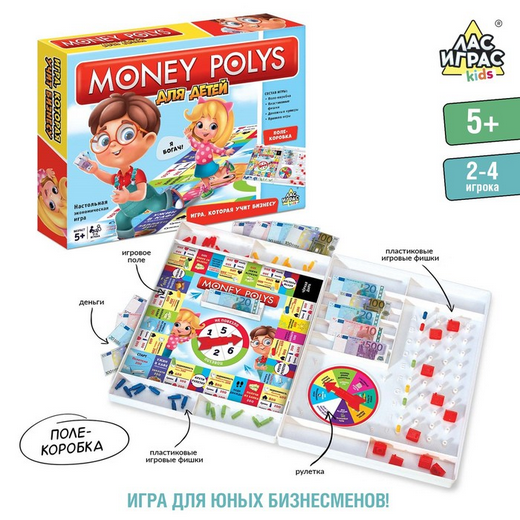 Игра Монополия для детей Арт-4505536