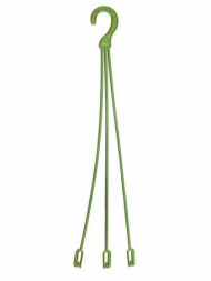 Крючок пластик L-43см Зелёный для подвесного горшка
