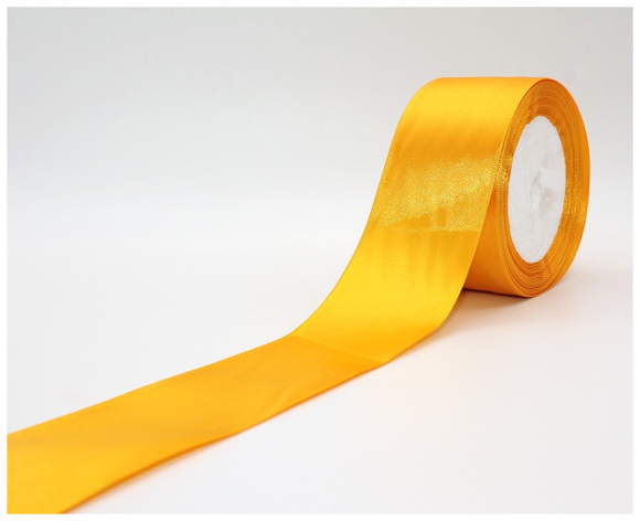 Лента Золот полоса Многополос 2см*50ярд Оранжевая