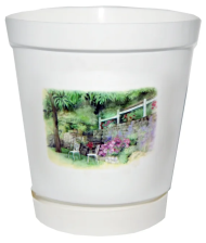 Горшок Глэдис 1,2лит Веранда с поддоном