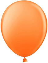 Шар латексный 10/25см пастель Оранжевый 1уп/100шт