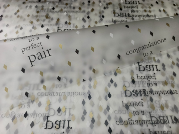 Пленка Листами Матовая с Цветным рисунком Золото Черная 60/60см (1уп/20шт) Цена за 1ЛИСТ