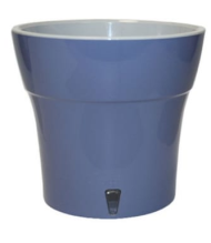 Горшок Santino Дали 5лит Дымчато Синий-Серый (с дренажной системой)