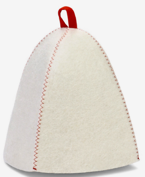 Шапка для Бани и Сауны С вышивкой Hot Pot