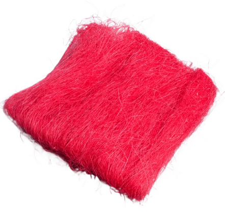 Наполнитель Сизаль 40гр для Подарков Красный