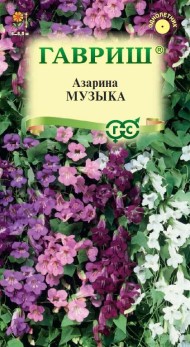 Цветы Азарина Музыка смесь ЦВ/П (ГАВРИШ) 0,01гр однолетник до 3,5м