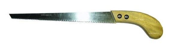 Ножовка садовая прямая 300мм с деревяной ручкой 010208