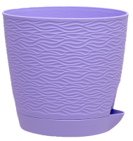 Горшок Блюз 1,5лит Лаванда Арт-8631 с прикорневым поливом