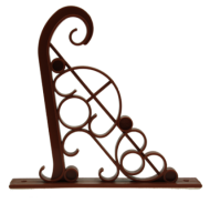 Крючок для подвесных кашпо настен пластик Ажур Терра Арт-966 (L-20см)