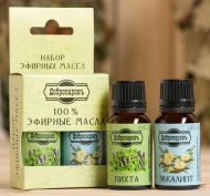 Набор эфирных масел Добропаровъ 2шт*17мл Пихта+Эвкалипт Арт-4250948