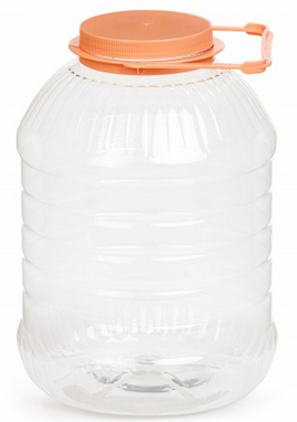 Банка пластиковая 10лит со съёмной ручкой М-3055 БАШ Банка пластиковая 10лит со съёмной ручкой М-3055 БАШ