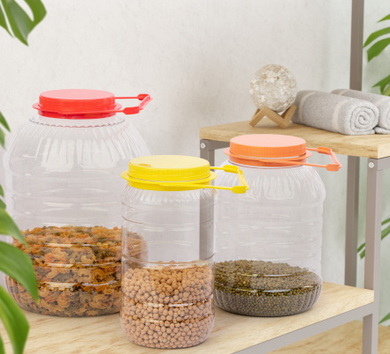 Банка пластиковая 10лит со съёмной ручкой М-3055 БАШ Банка пластиковая 10лит со съёмной ручкой М-3055 БАШ