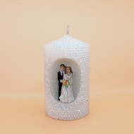 Свеча Жених с невестой 6*10см Арт-SA-33476