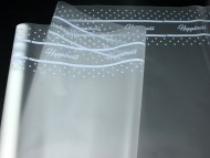 Пленка матовая Хепинес (Hapiness) Серо-Голубая 60см/200гр