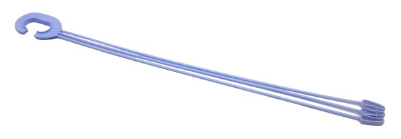 Крючок пластик L-43см Голубой для подвесного горшка