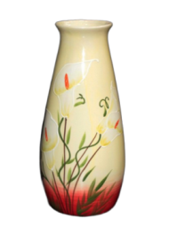 Ваза керамическая Каллы Горло узкое Арт-J124-а39 Н-29см