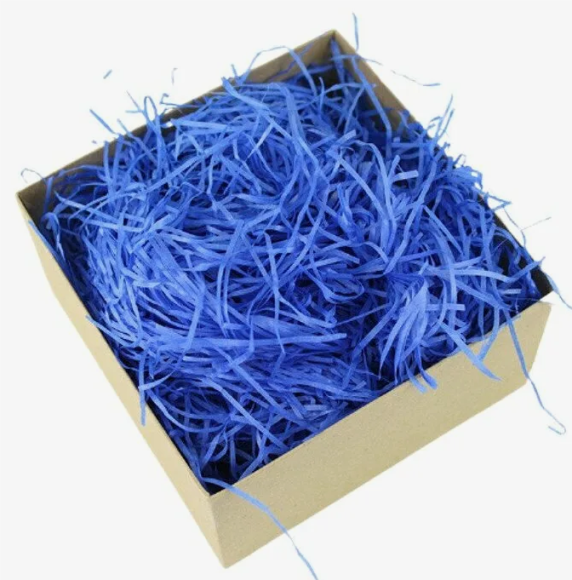 Наполнитель Бумажный 100гр Синий для Подарков