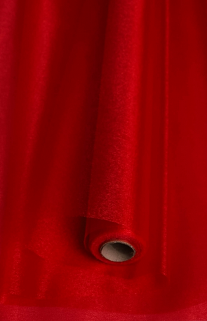 Органза снег 70см*9м Малиновая