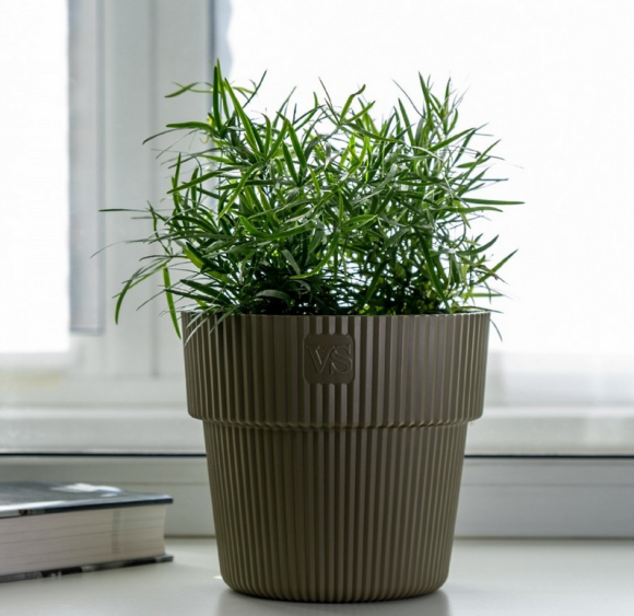 Горшок Алемар 2,4лит Оливка (с дренажной системой) Горшок Алемар 2,4лит Оливка (с дренажной системой)