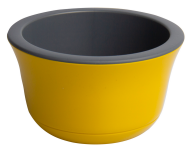 Горшок Омега 2,4лит Медовый D-20см (с дренажной системой)