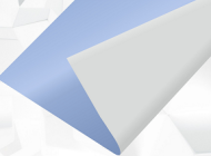 Пленка Листами Жемчужная двухсторонняя Васильковая-серая 60/60см (1уп/20шт) Цена за 1ЛИСТ