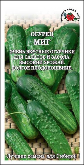 Огурец МИГ ЦВ/П (СОТКА) 0,5гр среднеранний