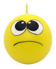 Свеча Смайлик Злючка 9355