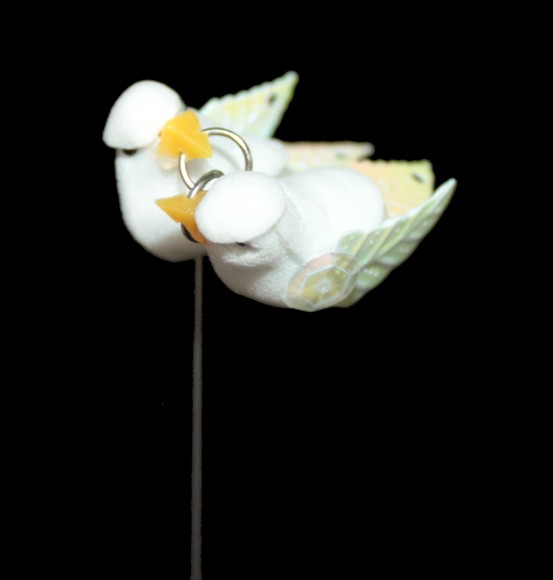 Стикер Пара Голубей 2,5см 1/уп 12шт Цена за штуку Арт-14944402