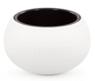 Горшок Жемчужина 7лит Белый М-8728 (с дренажной системой)