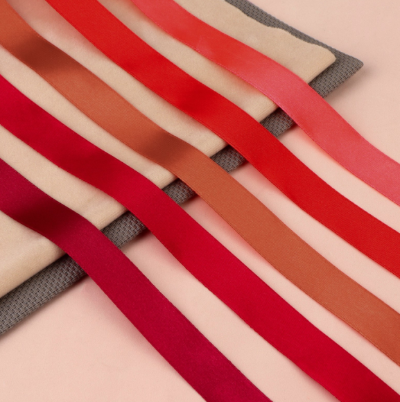 Лента Атласная Набор 5шт 20мм*25ярд Красный спектр Арт-2611801