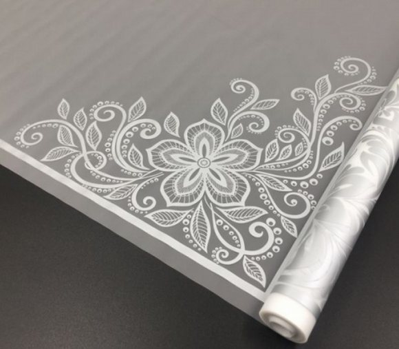 Пленка матовая Ажур АвиС Белая 60см/200гр