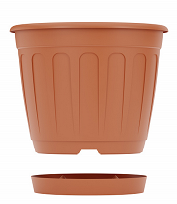 Горшок Дионис 3,6лит Коричневый с поддоном М-8248 (БАШ) Горшок Дионис 3,6лит Коричневый с поддоном М-8248 (БАШ)