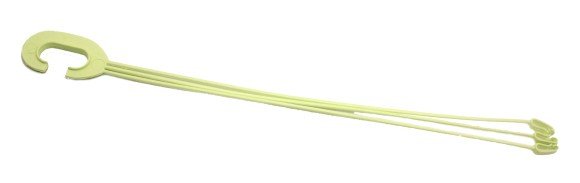 Крючок пластик L-43см Салатовый для подвесного горшка