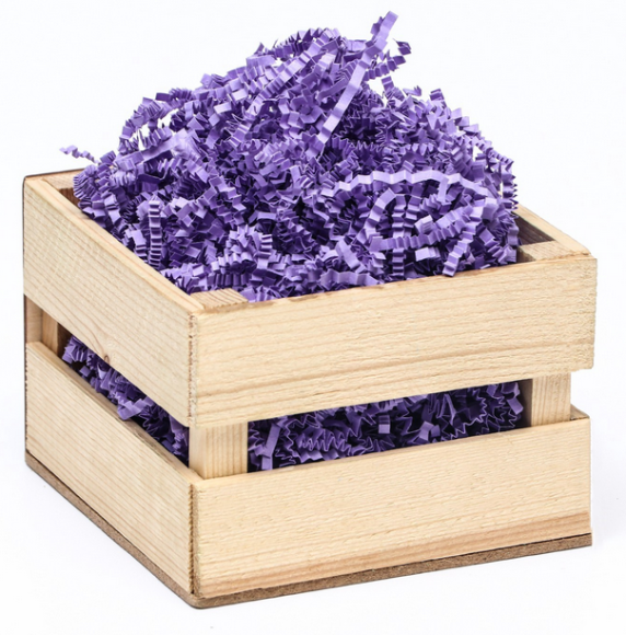Наполнитель Бумажный 100гр Фиолетовый для Подарков