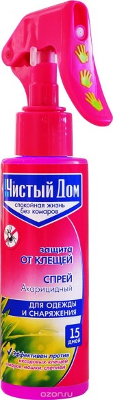 Спрей-Лосьон от клещей Чистый Дом 100мл 1 ЭТАЖ