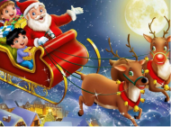 Наклейка Новогодняя Рулон на стекло без клея 70*50см Арт-110029